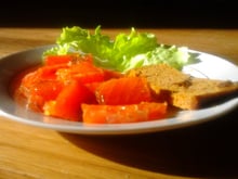 Gravlax au sel de Trapani