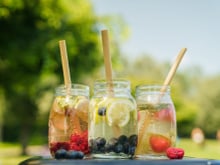Trio d'eaux de fruits