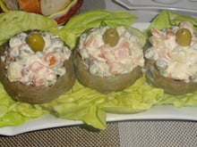 Artichauts farcis à la macédoine
