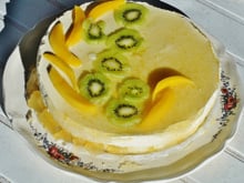 Gâteau mousse aux fruits exotiques