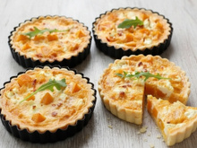 Tartelettes Butternut et fromage de chèvre