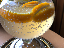 Eau citronnée à l'orge perlé