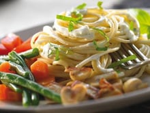 Pâtes Philadelphia aux légumes