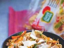 Nouilles aux pleurotes