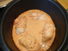 Roulé de dinde farci au jambon et Comté