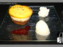 Cheesecake à la passion & sa sauce exotique