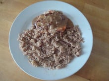 Saumon sauce échalote