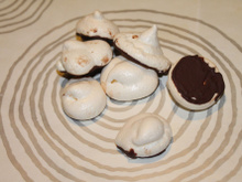 Meringues mandarine chocolat de RobinCook