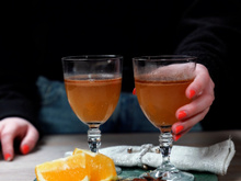 Cidre chaud au beurre et épices