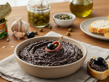 Tapenade aux olives noires gourmande