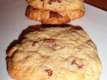 Cookies aux éclats de chocolat praliné