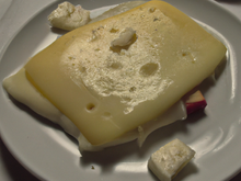 Raclette au fromage de chèvre