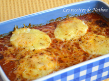 Gratin d'œufs durs à la sauce tomate