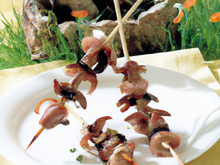 Brochettes de cuisse de grenouilles