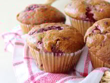 Muffins framboises et chocolat blanc