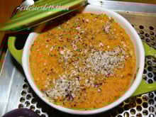 Cocotte soufflée de carottes aux noisettes