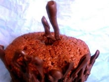 Muffins au chocolat et au caramel au beurre salé