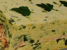 Terrine de saumon - courgettes