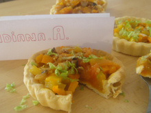 Tartelette aux légumes du soleil