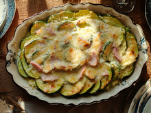 Gratin de courgettes aux pommes de terre