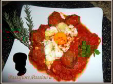 Kefta aux boulettes et œufs