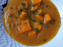 Soupe rapide à la citrouille