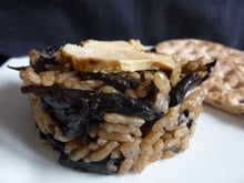 Risotto aux cèpes et au foie gras