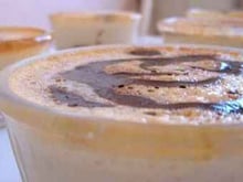 Crème aux œufs fondante et chocolatée