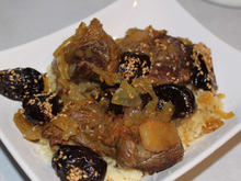 Tajine d'agneau du Limousin aux pruneaux