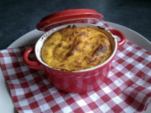 Petites cocottes de carottes, polenta et pécorino