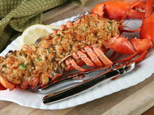 Homards au four gratinés à l'Epoisses