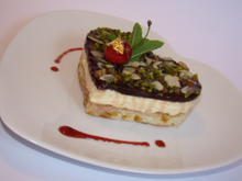 Cœur de cerise, nougat et écorces d'oranges confites pour Maman