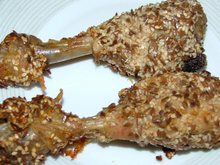Pilons de poulet tandoori au sésame