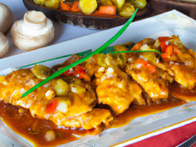 escalopes de poulet orientale