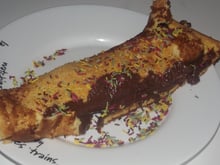 Bûche au nutella et à l'orange