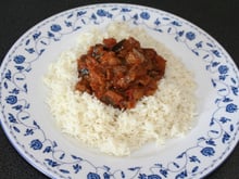 Curry d'aubergine