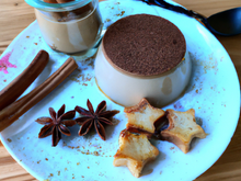 Panna Cotta vegan au Nutella et pain d'épices