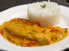 Filets de cabillaud au curry