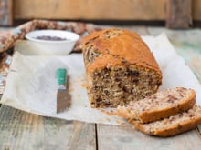 Cake à la banane et aux pépites de chocolat