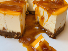 Cheesecake exotique et son caramel au fruit de la passion