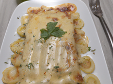 Lasagnes aux poireaux et à la Fourme d'Ambert