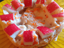 Couronne de surimi facon crabe
