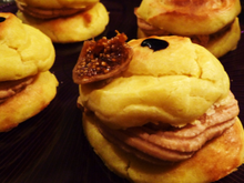 Choux à la crème de foie gras