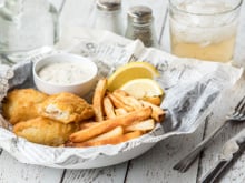 Fish and chips à l'heure anglaise