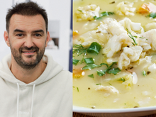 Cyril Lignac partage la recette la bourride à la Sétoise, la cousine de la célèbre bouillabaisse
