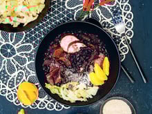 Feijoada aux trois charcuteries