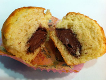 Muffins coco cœur Nutella
