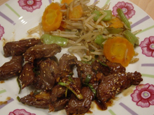 Bœuf mariné à la chinoise