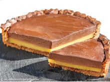 Tarte vegan au chocolat et à l'orange sans gluten