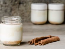 Yaourts maison vanille cannelle